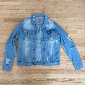 Distressed Denim Jacket